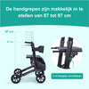 Easy Lichtgewicht Rollator - Chique Antraciet