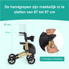 Easy Lichtgewicht Rollator - Elegant Champagne