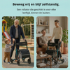 DualFold Easy Rollator - Rovera Groen
