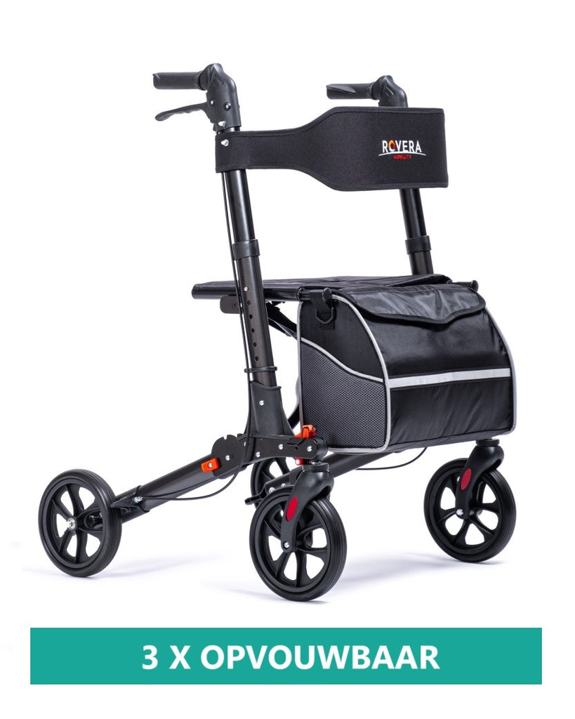 DualFold Easy Rollator - Chique Antraciet