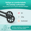 DualFold Easy Rollator - Chique Antraciet