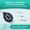 DualFold Easy Rollator - Stijlvol Zilver