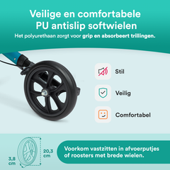 Easy Lichtgewicht Rollator - Rovera Groen