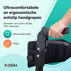 Easy Lichtgewicht Rollator - Chique Antraciet