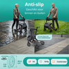 DualFold Easy Rollator - Chique Antraciet