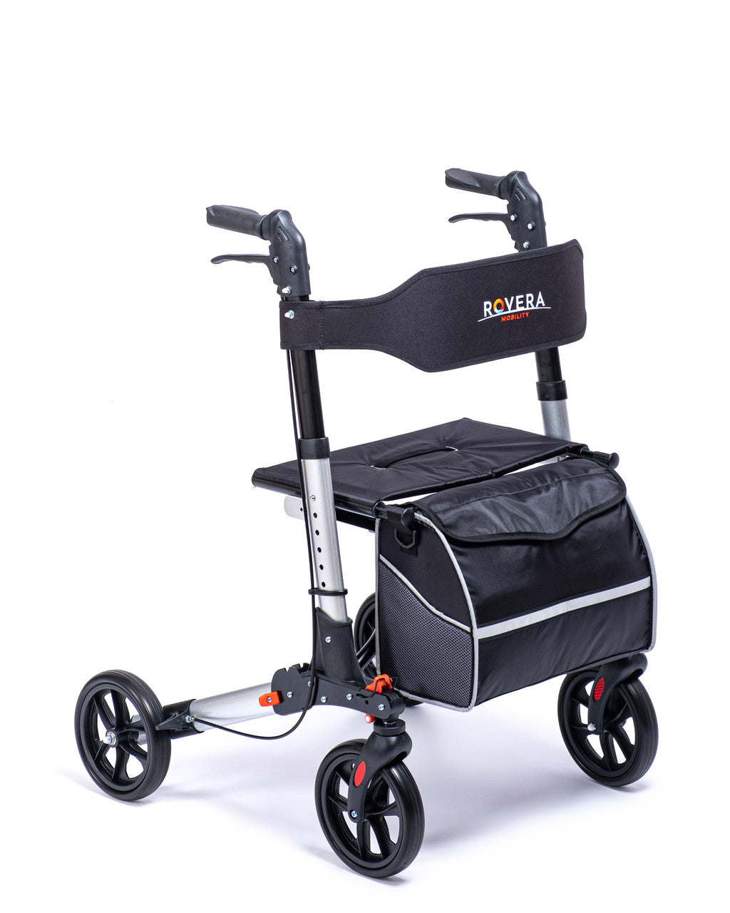 DualFold Easy Rollator - Stijlvol Zilver