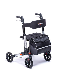 DualFold Easy Rollator - Stijlvol Zilver