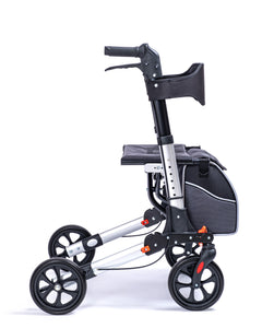 DualFold Easy Rollator - Stijlvol Zilver