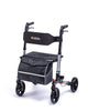 DualFold Easy Rollator - Stijlvol Zilver