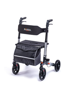 DualFold Easy Rollator - Stijlvol Zilver