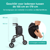 Tripod Design Binnenrollator - Chique Antraciet