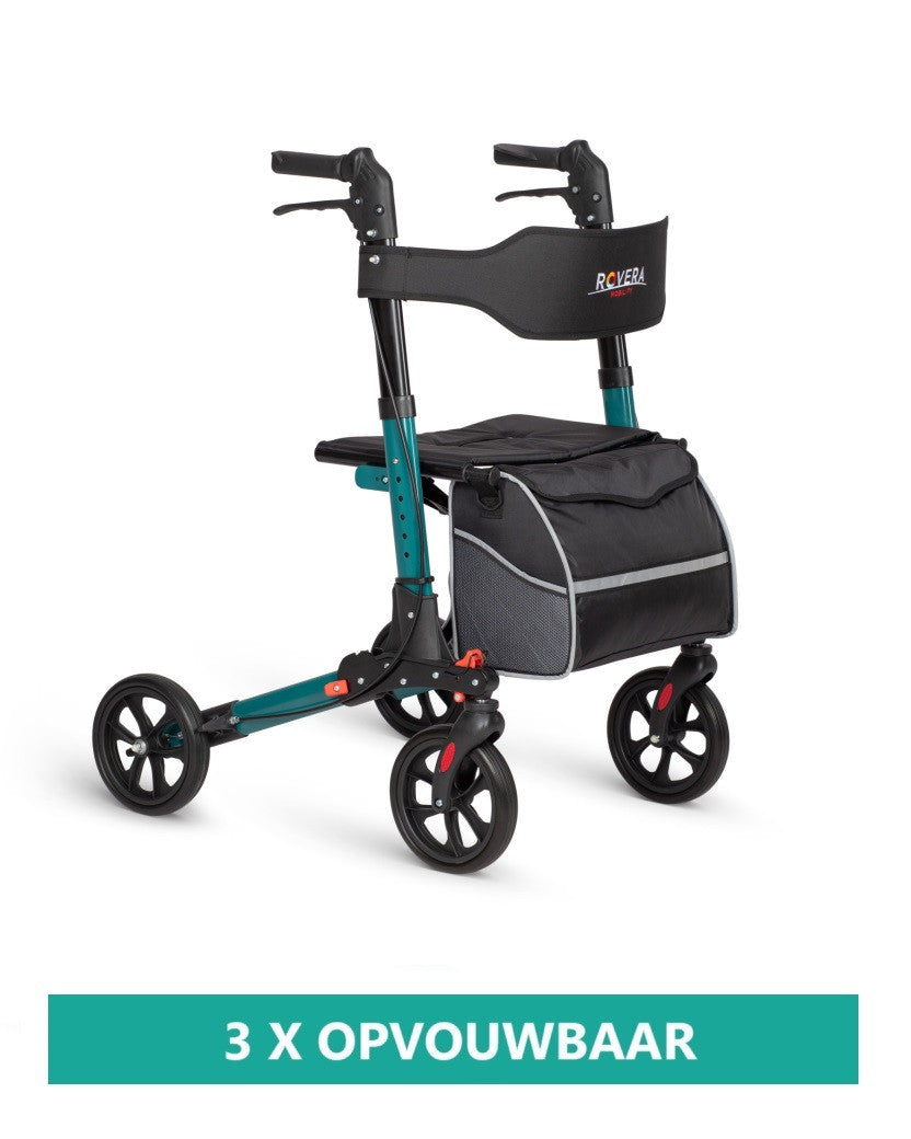DualFold Easy Rollator - Rovera Groen