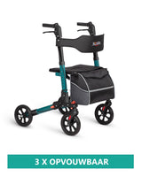 DualFold Easy Rollator - Rovera Groen