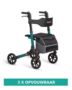 DualFold Easy Rollator - Rovera Groen