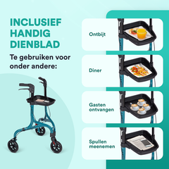 Tripod Design Binnenrollator - Rovera Groen