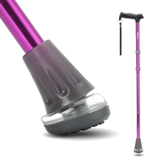 UltraGrip Air opvouwbare en verstelbare Wandelstok - Paars