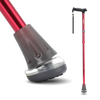 UltraGrip Air opvouwbare en verstelbare Wandelstok - Rood