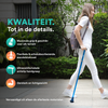 UltraGrip opvouwbare en verstelbare Wandelstok - Blauw