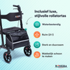 Easy Lichtgewicht Rollator - Chique Antraciet