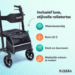 Easy Lichtgewicht Rollator - Chique Antraciet