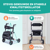 DualFold Easy Rollator - Stijlvol Zilver