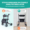 DualFold Easy Rollator - Chique Antraciet