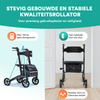 Easy Lichtgewicht Rollator - Chique Antraciet