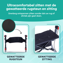 Rollator Lichtgewicht Easy Premium - Zilver
