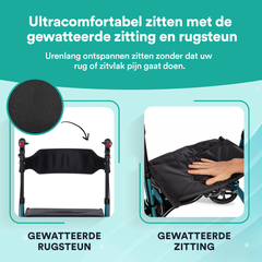 Easy Lichtgewicht Rollator - Rovera Groen