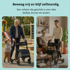 DualFold Easy Rollator - Chique Antraciet